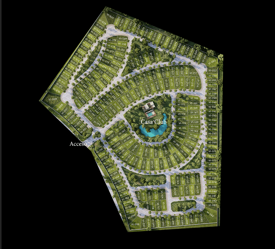 Mapa de Lotes The Village